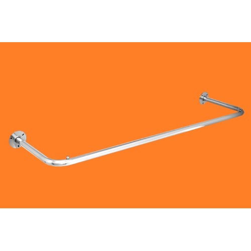 Arara de parede reta f cromado MC-1616